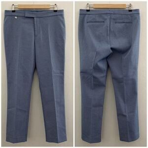Lauren Ralph Lauren Trouser Pants Women's 6 Blue Textured Business Career Office